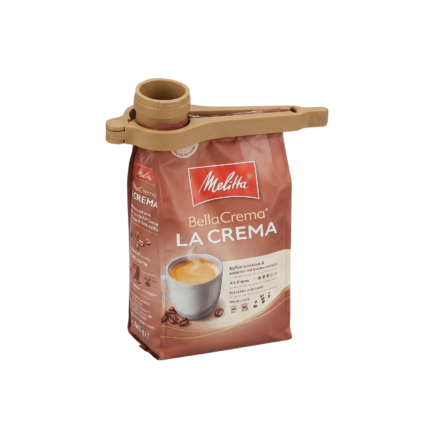 Forseglingsclips til kaffeposer i hvid og sort til tæt lukning og friskere opbevaring af åbne poser