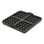 Kvadratiske vaffeljern forme til airfryer med fire separate rum og sliplet overflade