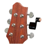 Værktøjssæt til guitarreparation i sort, klarblå og pink til hurtigere strengskift og justering