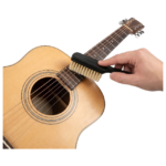 Guitar rensebørste til støv mellem strenge og skånsom rengøring af gribebræt, sort 1 stk.