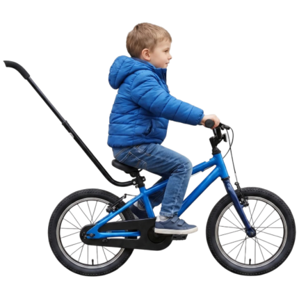 Træningsstang til børnecykel med støtte og mere kontrolleret læring til de første ture