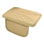 Armlæn til bil med opbevaring i Volkanrød, Klassisk Sort, Beige og Rolig Grå med blød støtte - Billede 2