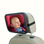 Bilbarnespejl til bagudvendt autostol med 360° justering