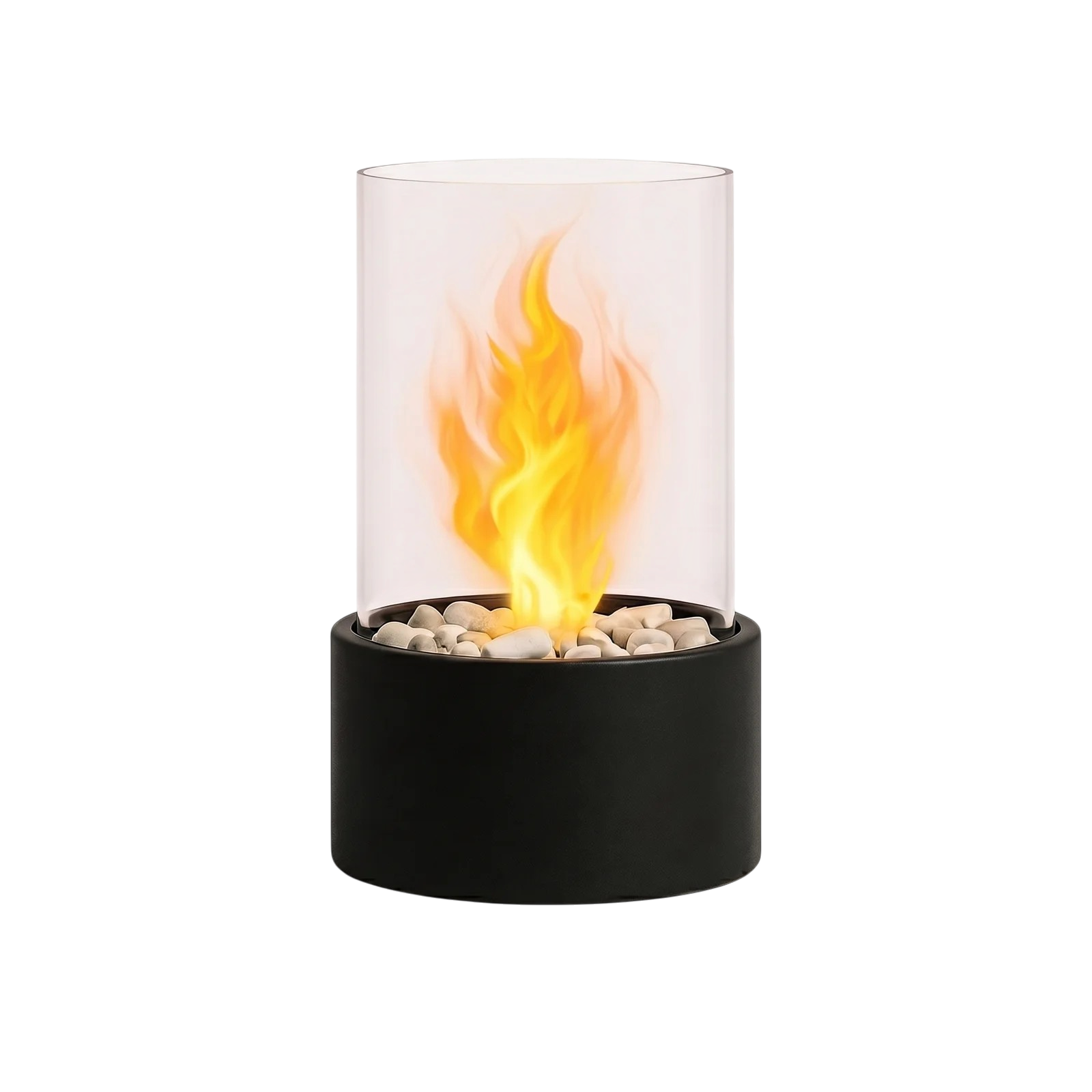31633_enhanced_background Bordpejs med sikker flammeeffekt og bærbar placering til hyggelig stemning i hjemmet - Billede 1