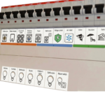 Mærkater til elektriske kontaktafbrydere til klar identifikation og organiseret eltavle