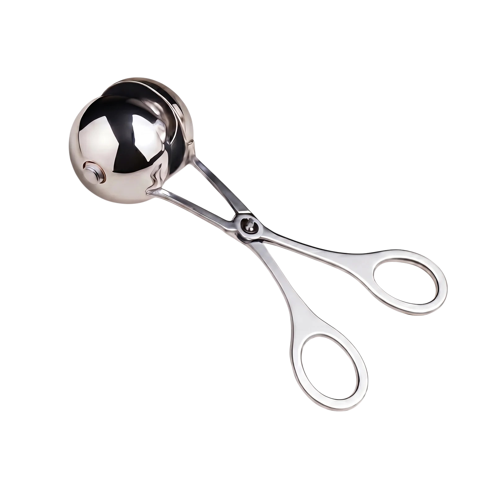 33131_enhanced_background Kødbollemaker i rustfrit stål - ensartet formning og ergonomisk design til kødboller i hverdagen - Billede 1