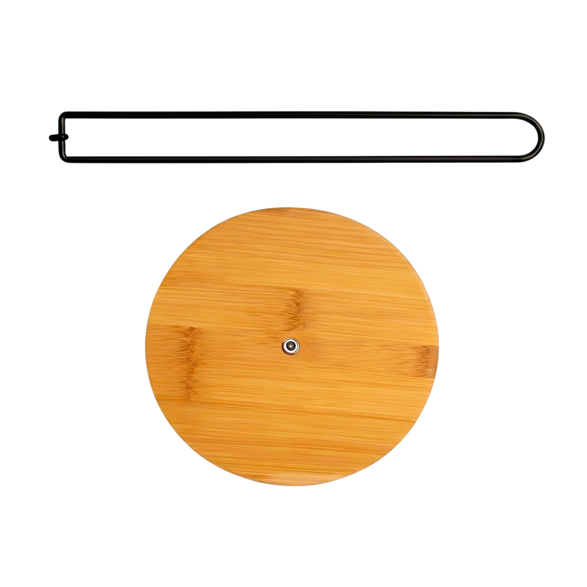 33153_enhanced_background Køkkenrulleholder med stabil bund og stilrent design til køkken, bord og camping - Billede 1