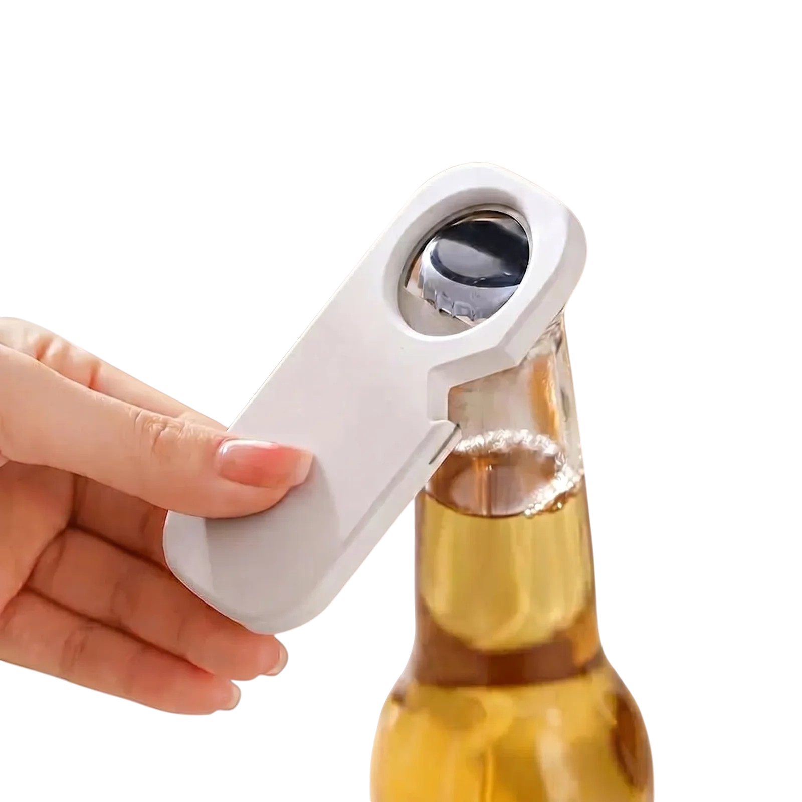 Magnetisk flaskeåbner og dåseåbner til nem åbning af ølflasker og dåsevarer i hjemmet Magnetisk flaskeåbner og dåseåbner til nem åbning af ølflasker og dåsevarer i hjemmet