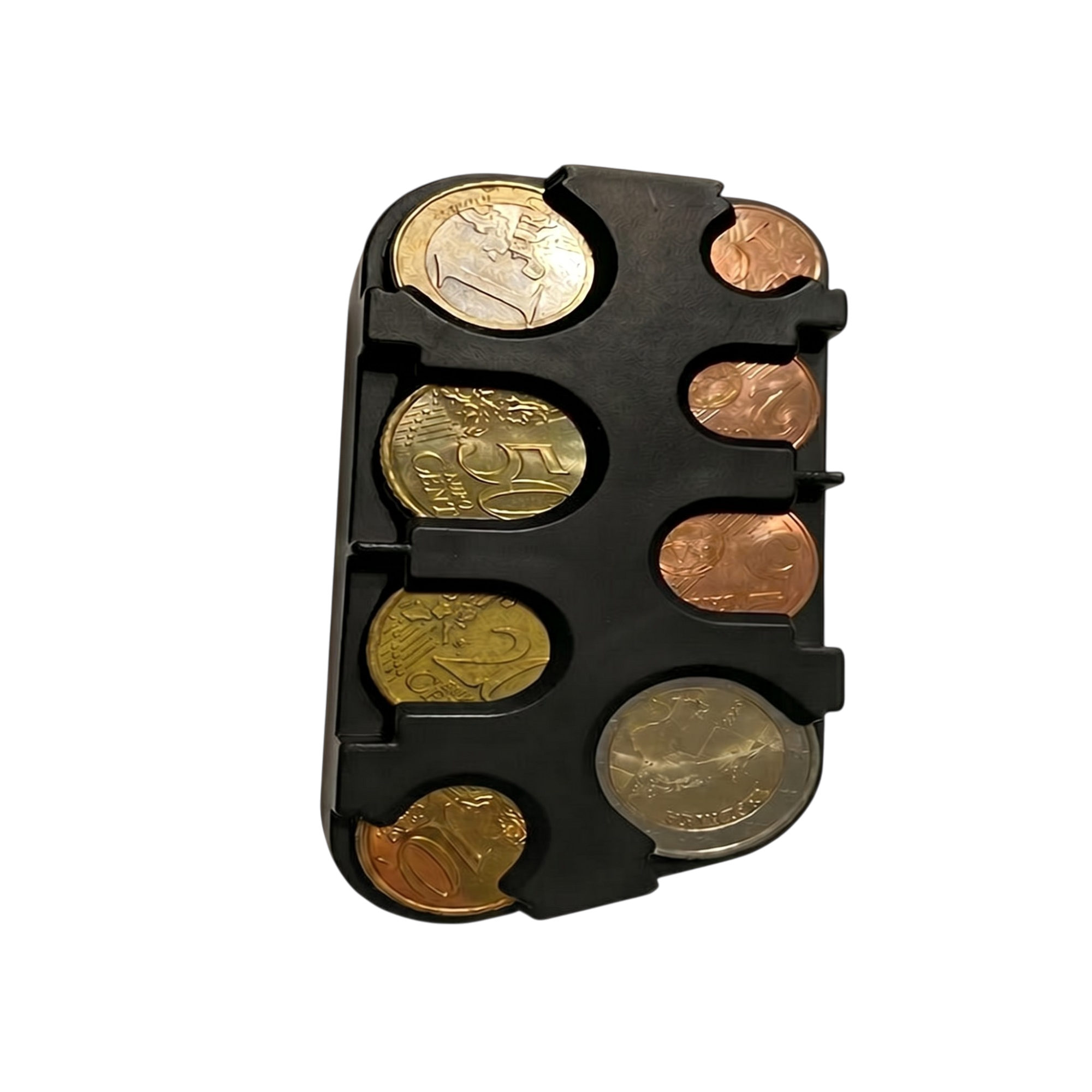 33601_enhanced_background Møntdispenser til euro med hurtig adgang og organiseret opbevaring i kompakt format til daglig brug - Billede 1