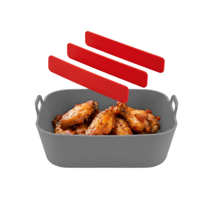 Silikone clips til airfryer – genanvendelige og varmebestandige holdere til bagepapir i kurven
