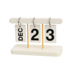 Vende kalender til bord med moderne design og dekorativ datooversigt til skrivebord og reol