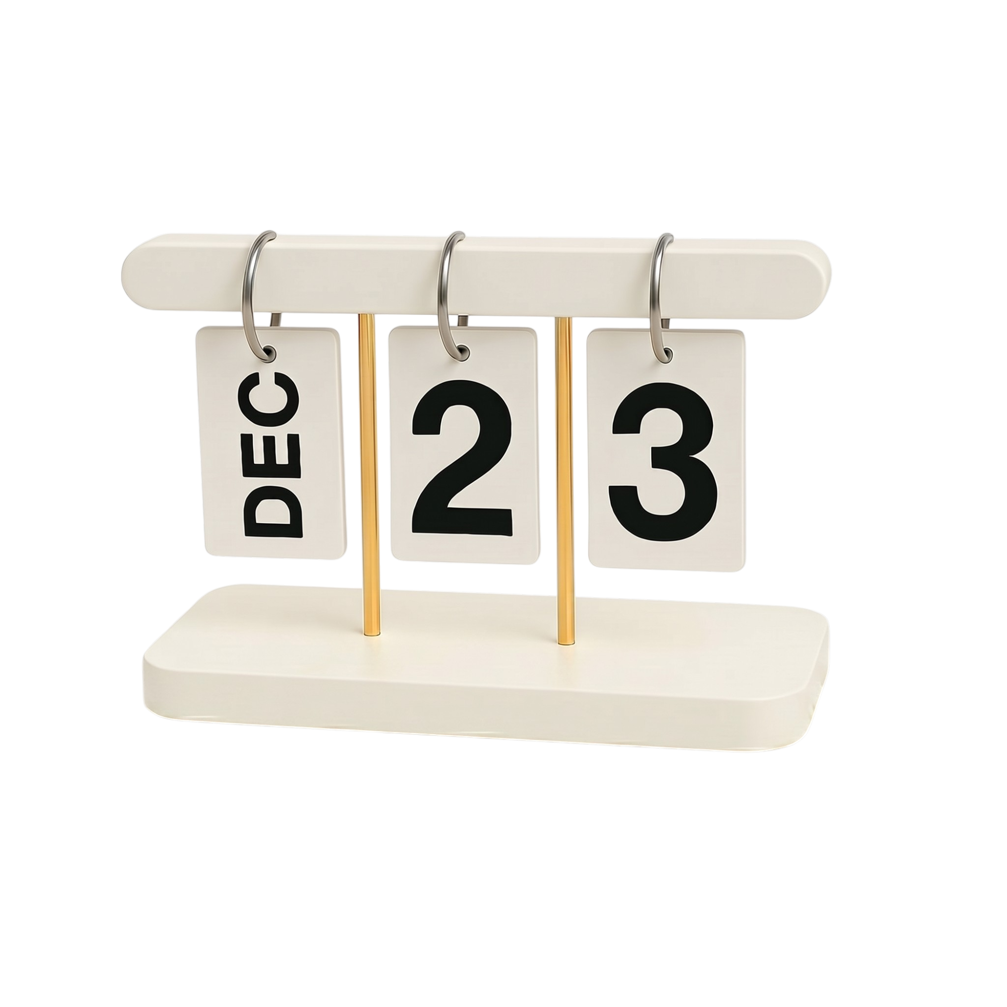 35177_enhanced_background Vende kalender til bord med moderne design og dekorativ datooversigt til skrivebord og reol - Billede 1
