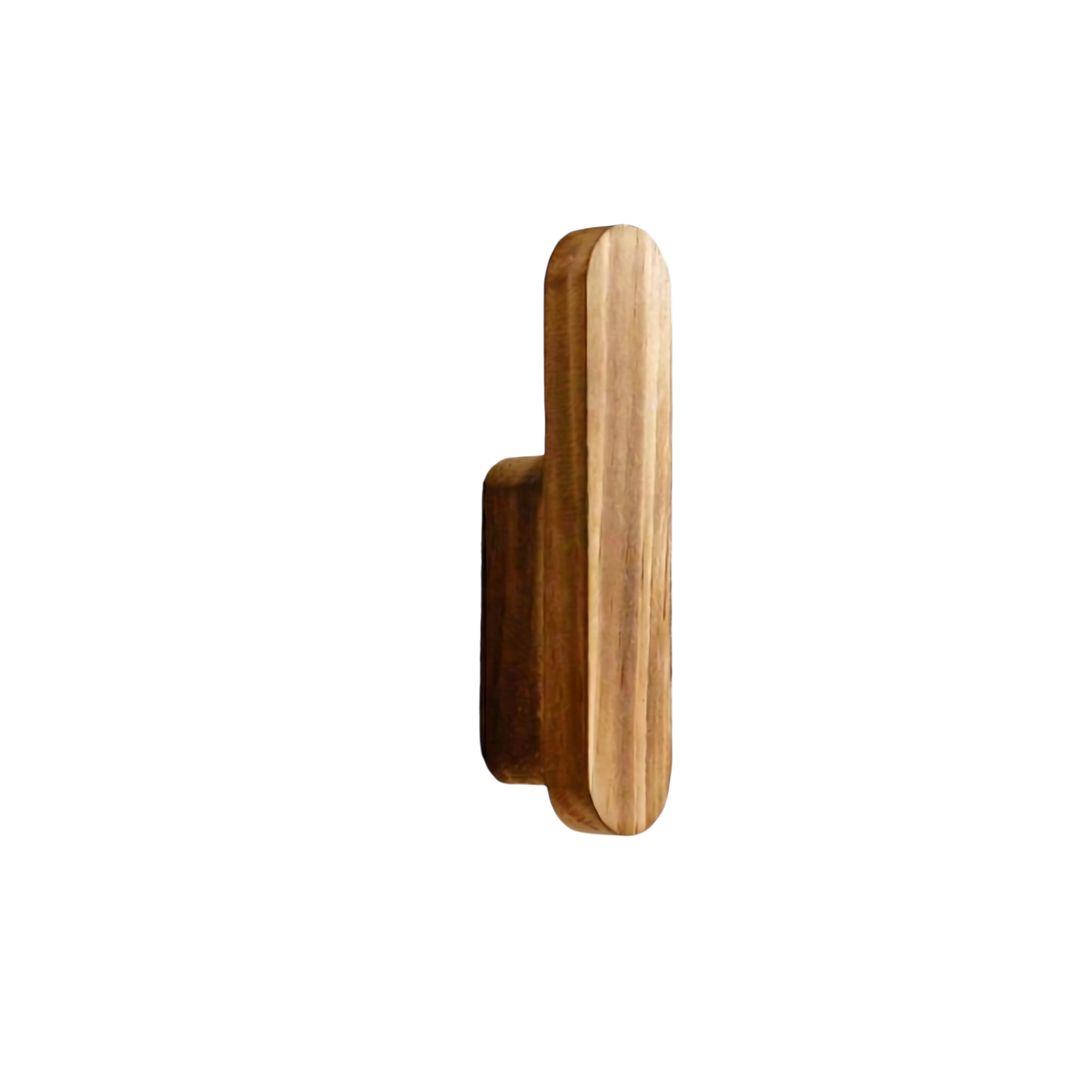 35350_enhanced_background Vægknage i træ med brun finish og pladsbesparende design til entré, gang og hjemmet - Billede 1