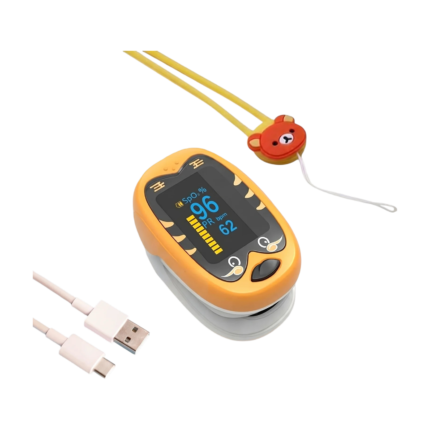 Baby pulsmåler med digital skærm til puls og iltmætning hos spædbørn og små børn til hjemmebrug