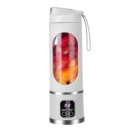Miniblender til smoothies med kompakt design og beholder til portionsstørrelser til kolde drikke