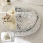 Kattehule med blød overflade og varm foret inderside til tryg hvile i 40, 50 og 60 cm - Billede 2