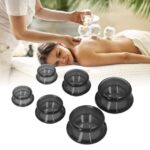 Cupping sæt 6 stk. til kopmassage og muskelafslapning i flere størrelser til wellness til hjemmet - Billede 2