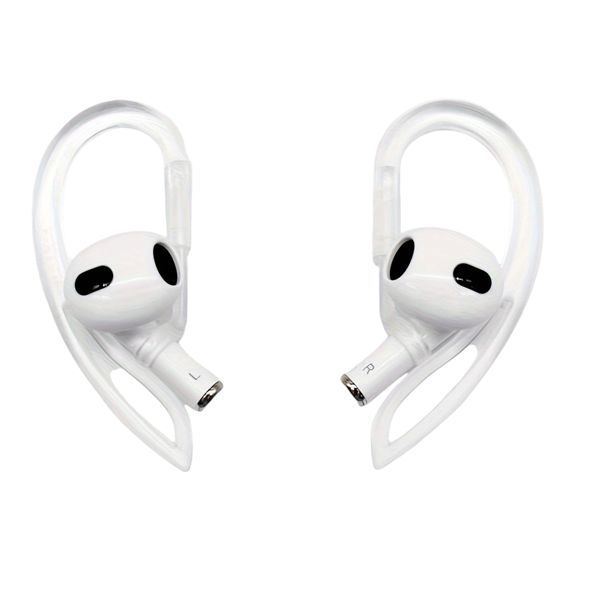 c480b0e1-c85f-492b-8f5d-ad0093426f5d Justerbare ørekroge i silikone til AirPods med roterbar holder
