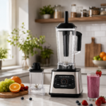 Blender med kande til smoothies og supper med låg, stamper og ekstra beholder til hurtig blending - Billede 2