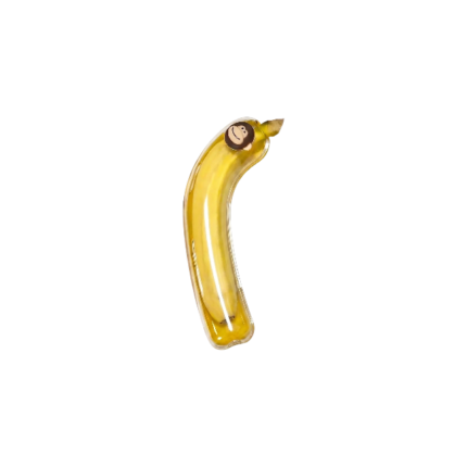 Bevaringsboks til bananer med beskyttelse mod stød og praktisk form til transport i taske og madpakke