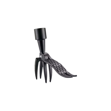 Hakkesæt med kløer til jordløsning og ukrudtsfjernelse med ergonomisk design til bede