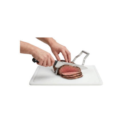 Grilltang i rustfrit stål til stabilt greb og præcis håndtering ved grill og udskæring af kød