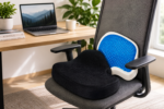 Gel siddepude til stol med ergonomisk form og støtte ved længere tids siddestilling - Billede 2