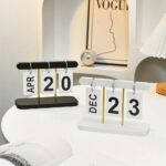Vende Kalender til Bord i Nordisk Design med Datokort - Billede 3