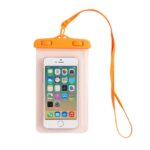 Vandtæt mobilpose i hvid, lilla, blå, grøn, gul, orange, sort og lyserød med touch og rem - Billede 6