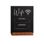 WiFi kodeord tavle til tydelig deling af netværksnavn og adgangskode for gæster i hjem og sommerhus - Billede 2