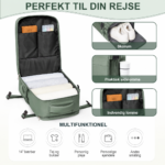 Rejserygsæk 40 x 30 x 20 cm til bagage under sædet - Billede 4