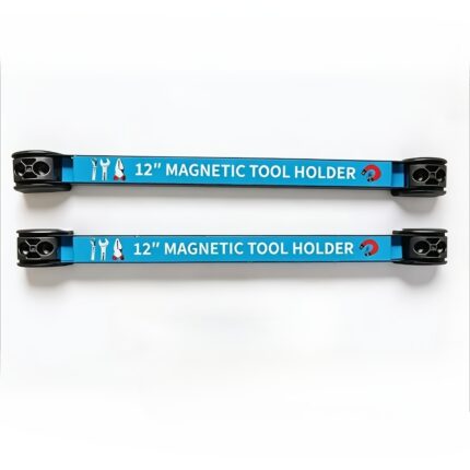 To magnetiske værktøjsholdere til vægmontering i garage og værksted