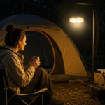 Genopladelig campinglyskæde med LED-lampe – 10 m - Billede 2