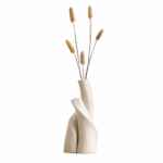 Nordisk dobbeltvase i geometrisk design – 2 stk.