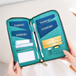 RFID-rejsepung med plads til 4 pas og kort – 20,2 cm - Billede 2