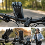 Mobilholder til 10 cm telefon med 360° rotation til cykelstyr - Billede 2