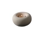 Keramisk Donut-Lysestage til Fyrfadslys og Bloklys