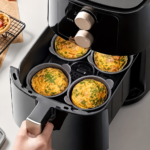 Silikoneforme til airfryer, muffins og kager 6 stk - Billede 2