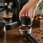 Espresso fordelingsværktøj 58 mm med justerbar tamper - Billede 2