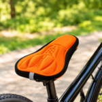 Polstret cykelsædebetræk med stødabsorberende 3D-design - Billede 2