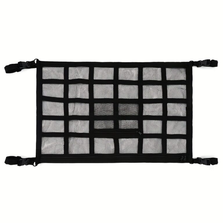 Dobbelt opbevaringsnet til bilens loft på 80 x 55 cm