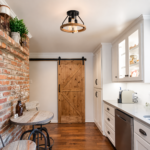 Rustik loftlampe med 3 lyskilder og E27-fatninger - Billede 2