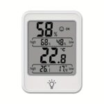 Digitalt termometer og hygrometer med baggrundslys og komfortindikator