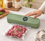 Bærbar vakuumpakker med 60 kPa sug, USB-C og 1200 mAh batteri - Billede 2