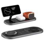 Sammenklappelig 3-i-1 trådløs oplader til iPhone, Apple Watch og AirPods