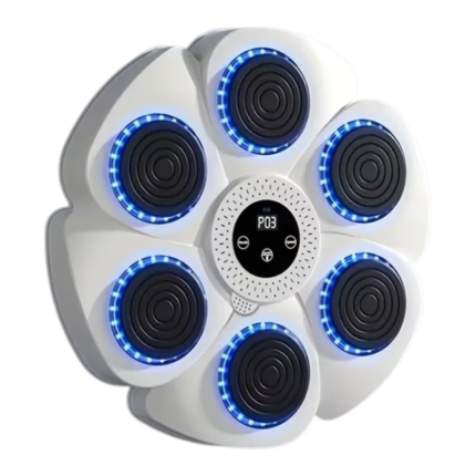 Vægmonteret smart musikboksemaskine med seks slagmål og kontrolpanel
