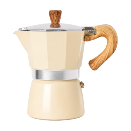 Italiensk mokkakande i aluminium 150 eller 300 ml til kaffebrygning på komfur